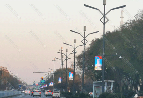 LED燈桿屏,智慧路燈屏 LED燈桿屏,智慧路燈屏